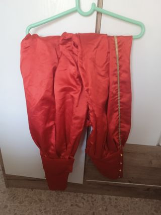 Pantalón Berberisca Talla 36 Rojo