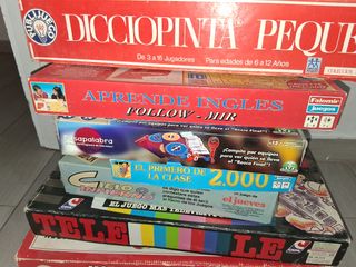 Lote de  juegos de mesa Borrás y otros