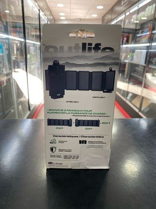 Panel de carga solar plegable OUTLIFE 15W TNB
