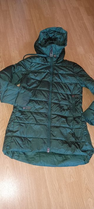 Abrigo verde mujer talla L
