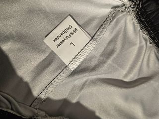 Mallas Capri Tipo Vaquero Negro Talla L