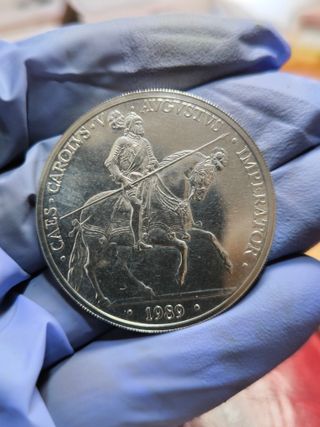 Moneda 5 Ecus Carlos I 1989 España