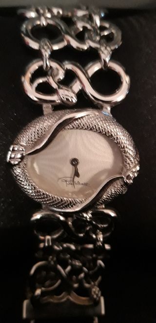 Reloj Roberto Cavalli Mujer Plata y Blanco