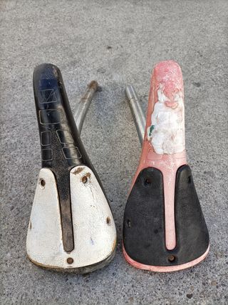 2 sillines de bicicleta