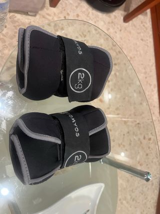 Tobilleras de peso 2kg DOMYOS