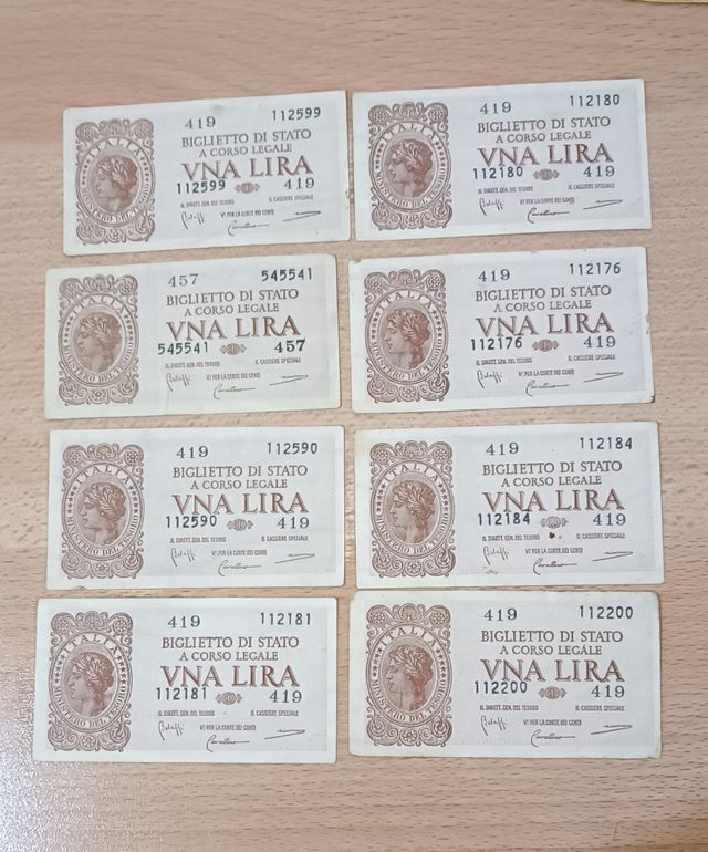 Biglietti di Stato 1 Lira