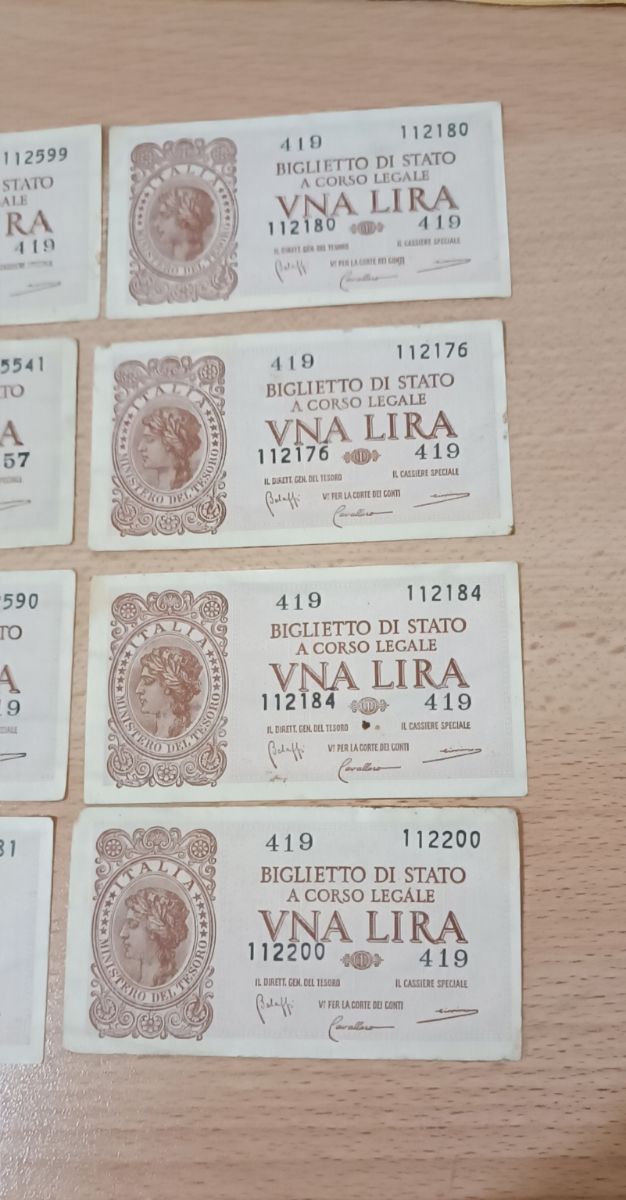 Biglietti di Stato 1 Lira