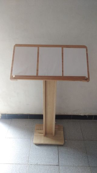 Atril hostelería porta menús  3 hojas A4 vertical