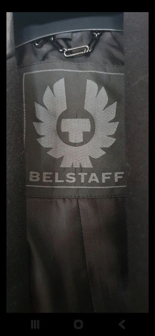 Belstaff Cappotto Nero Uomo