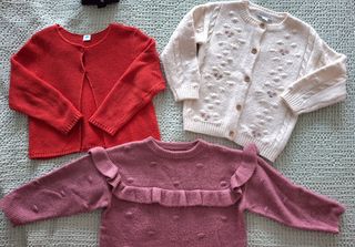 Lote 5 chaquetas jersey niña 4-6 años
