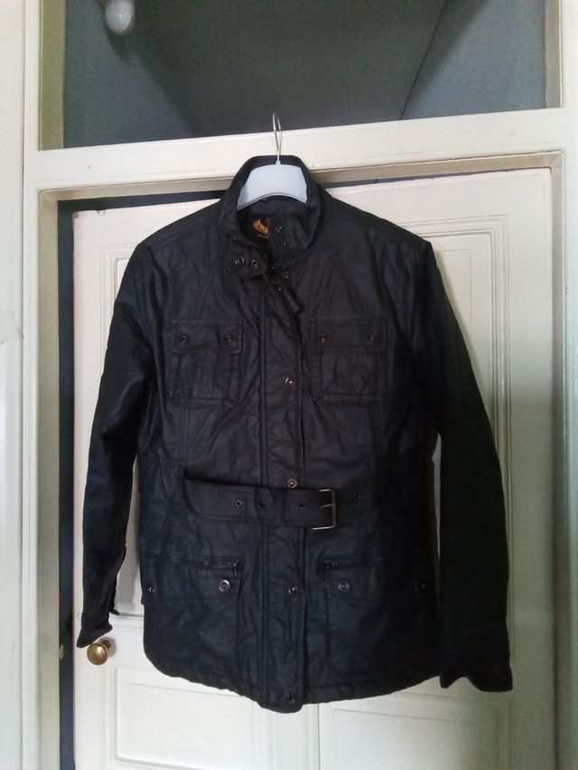 Giacca cerata nera da donna Swordfish