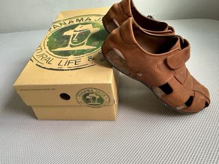 Sandalias Panamá Jack Piel Marrón