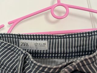 Pantalón niña rayas azul y blanco