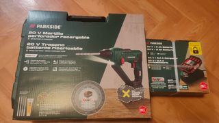 Lote Parkside 20V Martillo Perforador Recargable