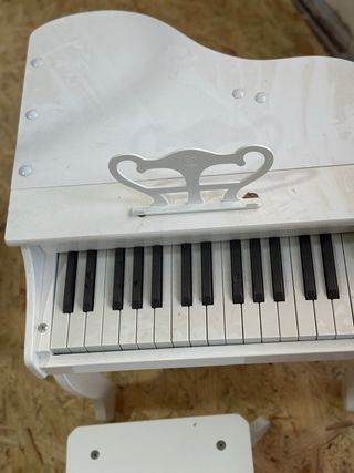 Piano de cola Hape blanco