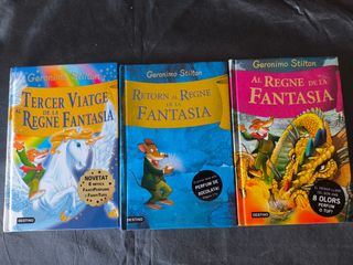 Lote 3 Libros Geronimo Stilton Regne Fantasia