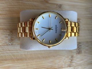 Reloj Exactime Mujer Dorado y Blanco