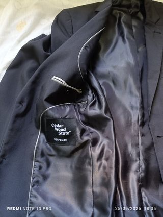 Chaqueta de traje negra Primark