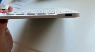 Teclado Inalámbrico QWERTZ Blanco