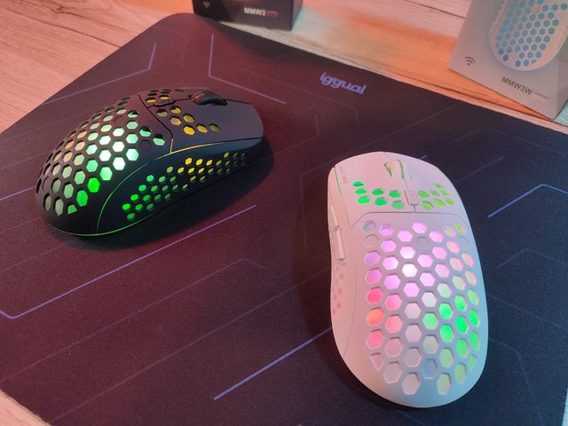 Mouse Mars Gaming MMW3W nero/bianco
