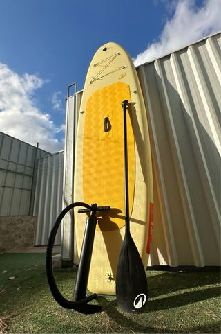 Tabla Paddle Surf Amarilla + Remo + Bomba