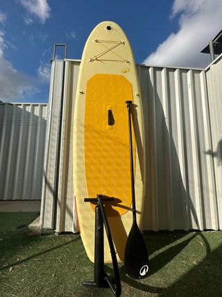 Tabla Paddle Surf Amarilla + Remo + Bomba