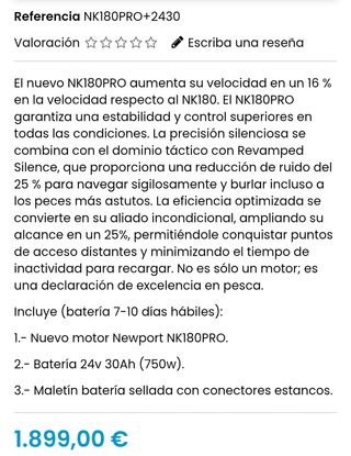Kayak de pesca profesional + motor eléctrico.