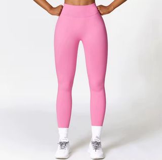Leggings térmicos invierno athleisure beige