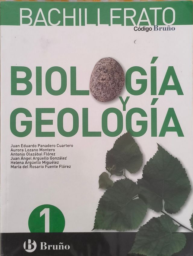 Código Bruño Biología y Geología 1 Bachillerato