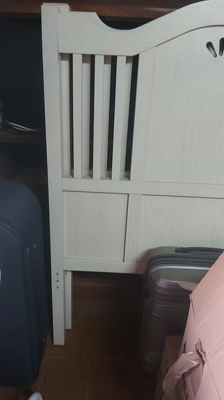 Cabecero de madera para cama de 90