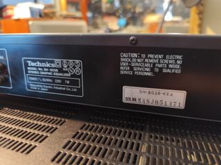Ecualizador Technics SH-8038 Negro
