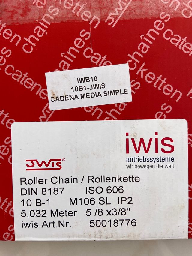 Cadena iWis 10B-1 M106 SL IP2