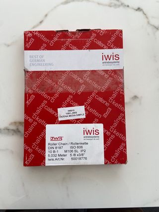 Cadena iWis 10B-1 M106 SL IP2