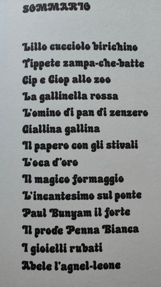 Walt Disney fiabe 1973