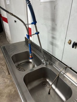 Fregadero Acero 200x60x85 en buen estado