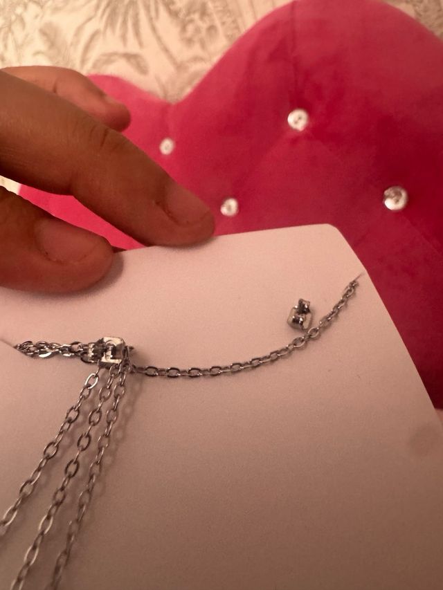 Conjunto collar y pendientes acero estrellas y lun