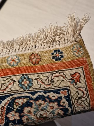 Alfombra de seda diseño Hereke
