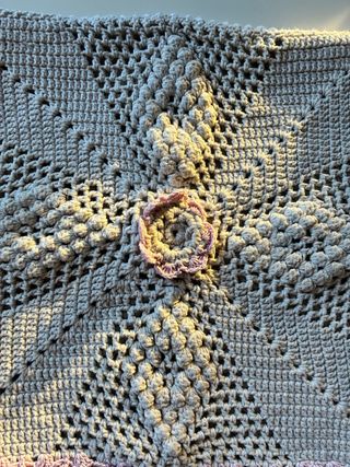 Copertina neonato uncinetto