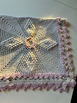 Copertina neonato uncinetto