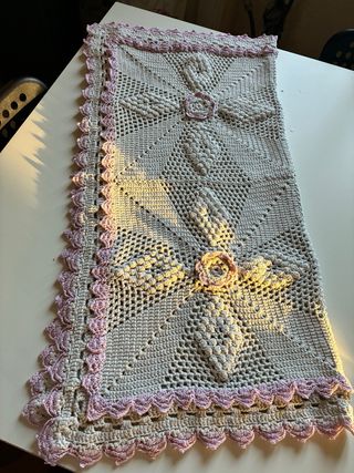 Copertina neonato uncinetto