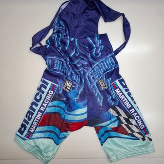 Maillot y culotte Santini Bianchi Martini Racing