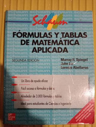 Formulas y Tablas de Matematica Aplicada - Scha...