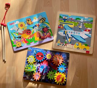 Lote 3 Puzzles Madera Niños