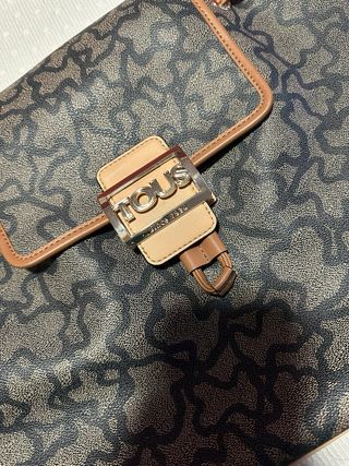 Mochila Tous Kaos Original Marrón/Negra