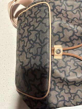 Mochila Tous Kaos Original Marrón/Negra