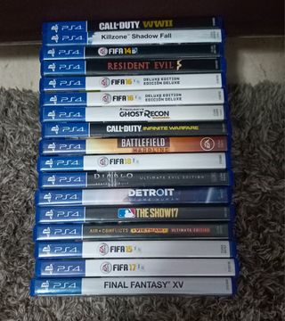 PS4 Juegos Varios (Call of Duty, FIFA, Resident Ev