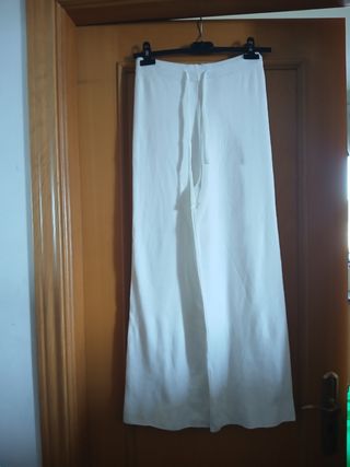 Pantalón blanco de alta calidad