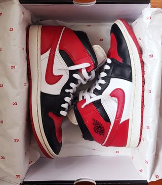 Air Jordan 1 Mid Bianche Rosse Nere