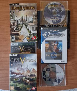 Colección Juegos PC Clásicos X-COM, Civi, Diablo..