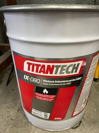 Pintura Intumescente Blanca 25kg A80